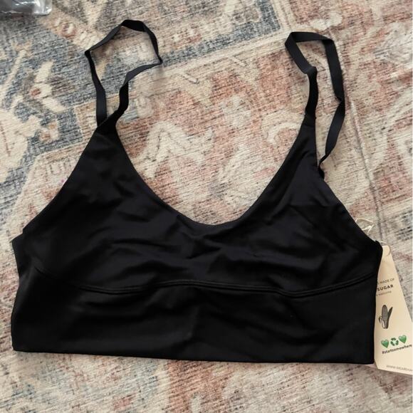 We Are HAH Hot As Hell Free People Cami BrHAH Bra Top Black Large New - Picture 1 of 6